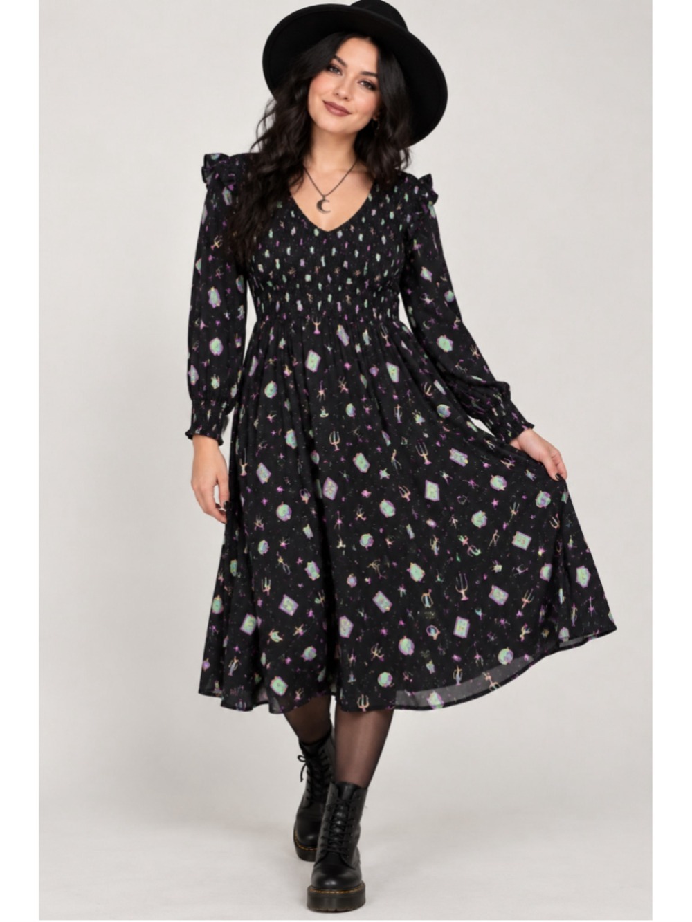 RARE Hot Topic Hocus Pocus Factory Sample Dress Size 2 Halloween Disney